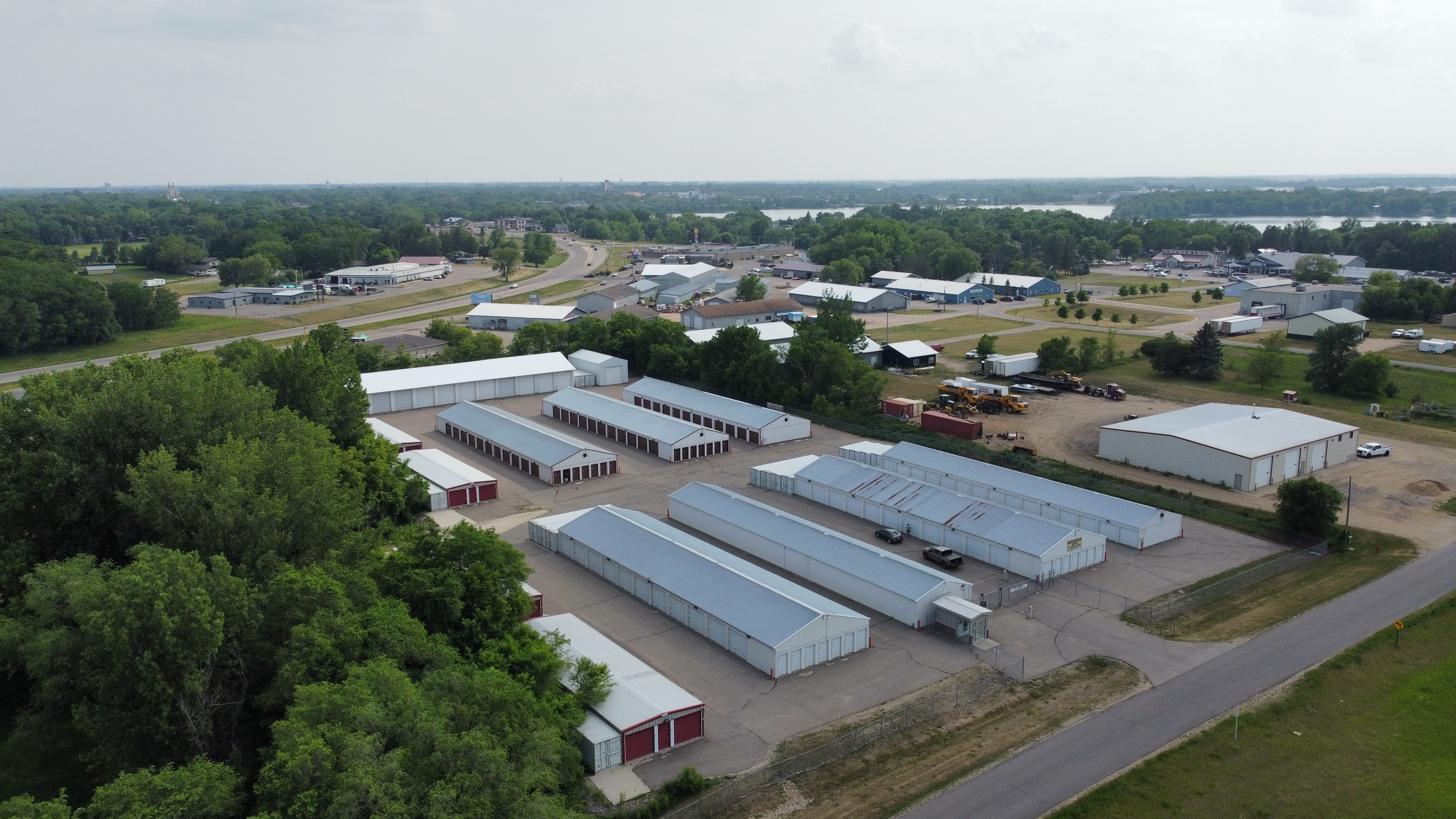 aerial view of the facility alexandria, mn